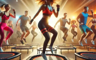 Jumping Fitness auf dem Trampolin