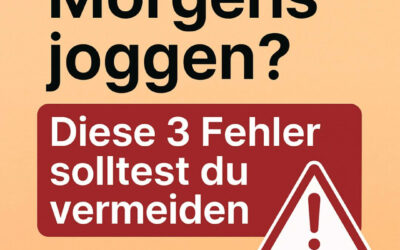 Morgens joggen? Diese 3 Fehler solltest du vermeiden
