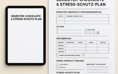 Semester-Checkliste & Stress-Schutz-Plan (Mit Download)
